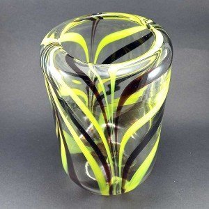 copy of Centro de mesa de cristal y plata en forma de flor