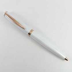 Bolígrafo de metal Viceroy en color blanco perla. Se graba con nombre.
