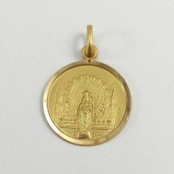 copy of Medalla de la Virgen de la Bien Aparecida en oro de ley 18 quilates, 750 mls.