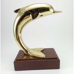 copy of Figuras de delfines- madre y cría - de bronce como regalo decorativo