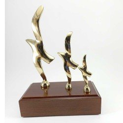 copy of Figuras de delfines- madre y cría - de bronce como regalo decorativo