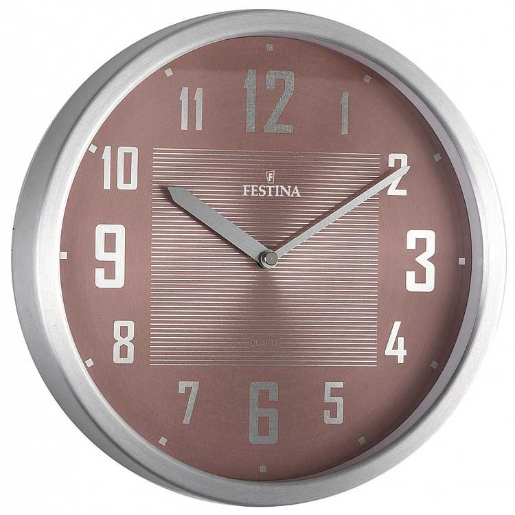 Reloj de cocina Festina FC0068 con caja metálica en azul o marrón.