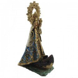 Talla de la Virgen de la Barquera pequeña en resina