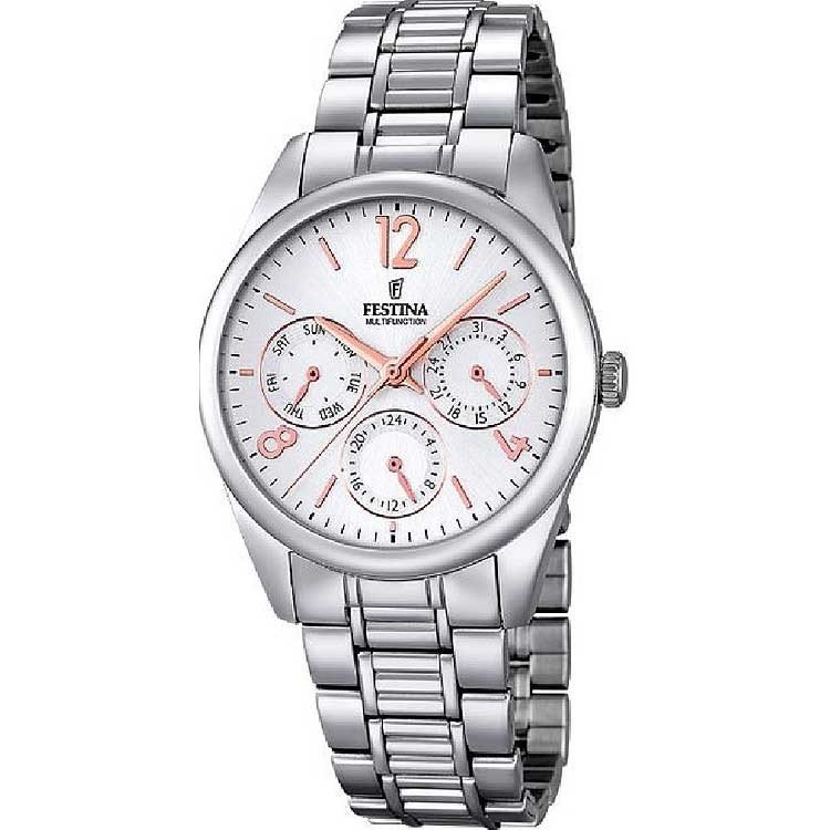 Reloj analógico multifunción de mujer Festina F16864/1, acuático.
