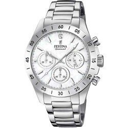 Reloj cronógrafo de mujer Festina F20397, diamante en esfera.
