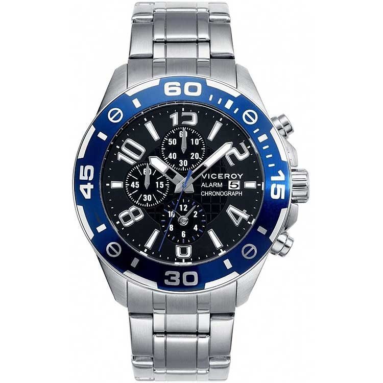 Reloj analógico cronógrafo de hombre Viceroy 40419-55, con alarma.