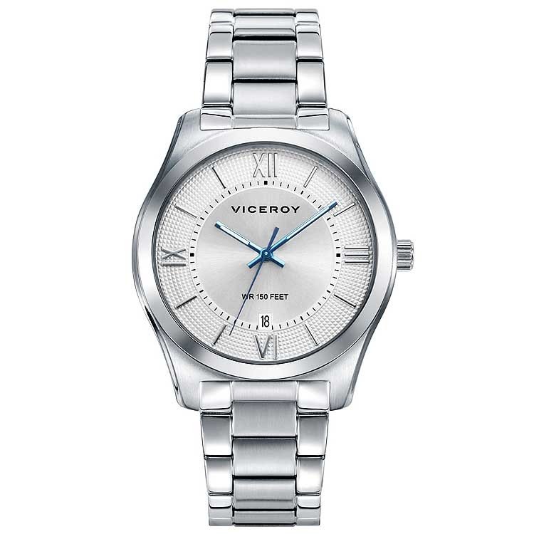 Reloj analógico cláscico de hombre Viceroy 401173-03, acero inoxidable