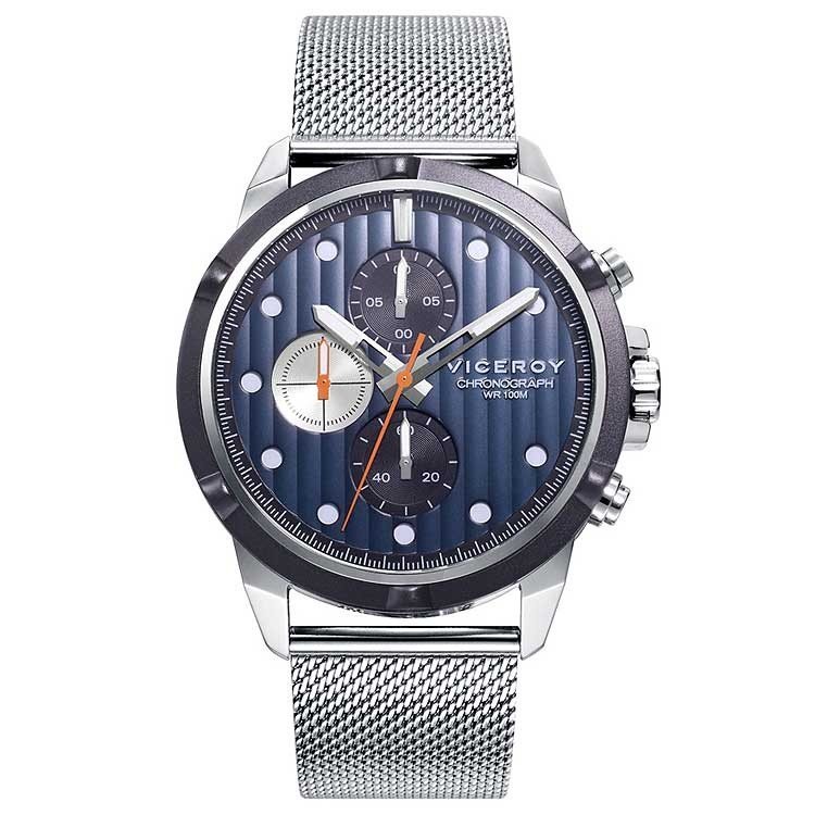 Reloj cronógrafo caballero Viceroy 471329. Version plateado o dorado.