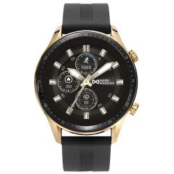 Pulsera de actividad Mark Maddox HS-0003. Dorado, plateado y negro